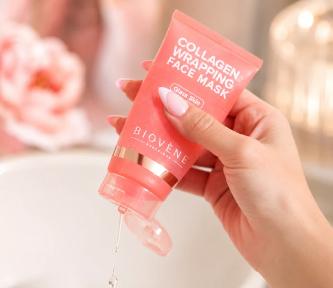 đ Masque visage peel-off au collagĂšne effet Glass Skin