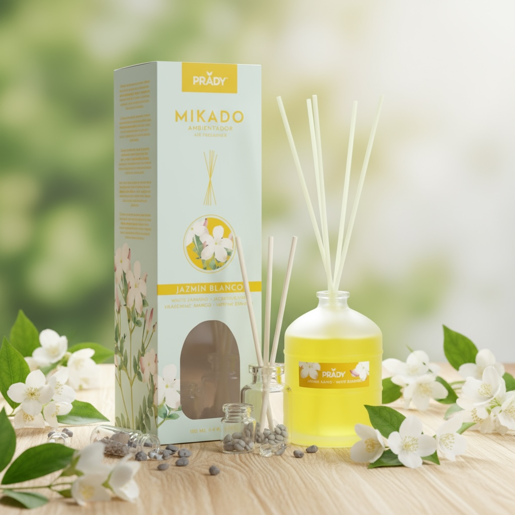 Mikado jasmin blanc