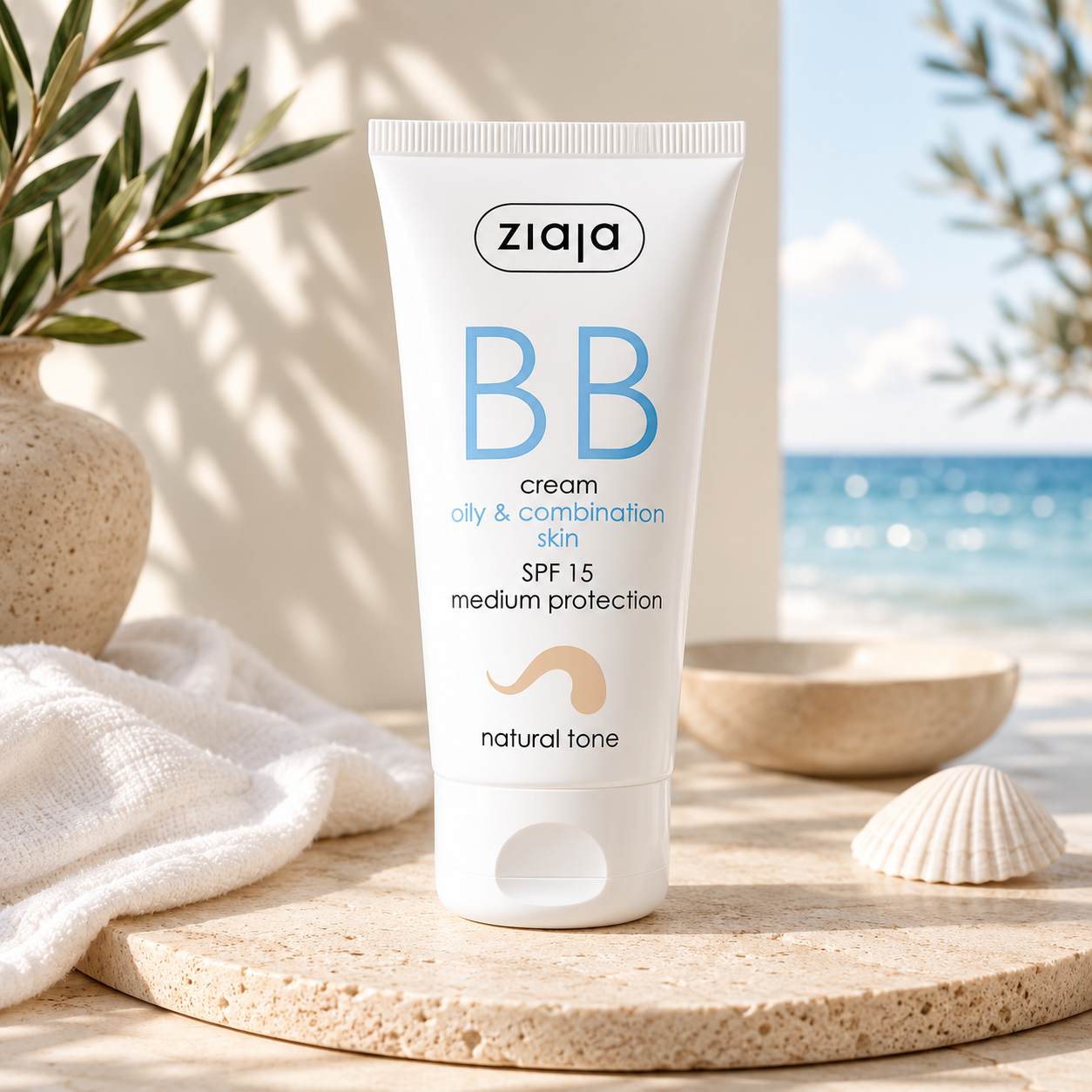 🌿 BB Crème Ziaja – Teinte Naturelle SPF 15