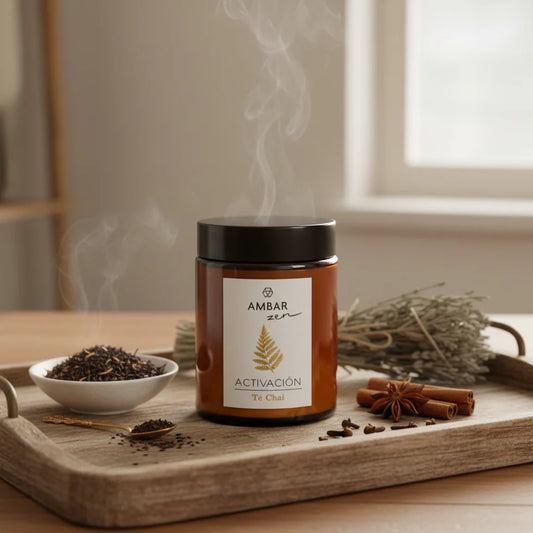 Bougie collection zen "thé chai" - Ambar
