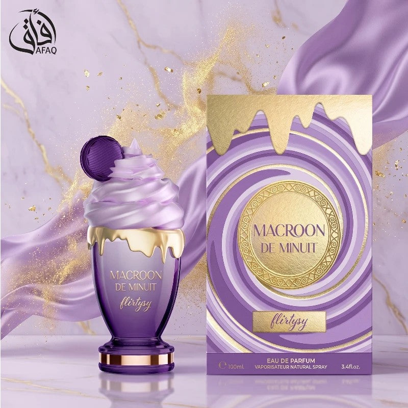 🌙 Eau de Parfum “Macaron de Minuit” – Flirtisy (100ml) 🌙