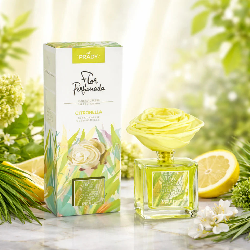 DIFFUSEUR FLEUR MIKADO CITRONNELLE PRADY 90ML 🍋