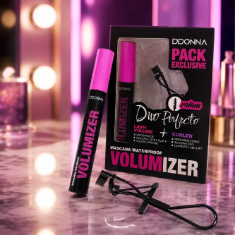 🖤 Duo Perfecto Volumizer – Mascara waterproof & recourbe-cils