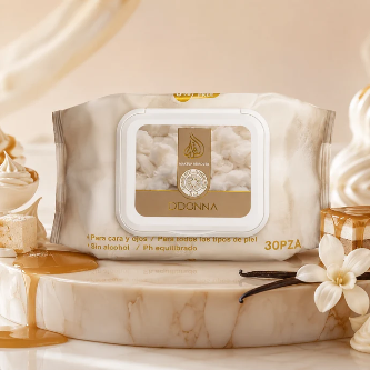 🥛 Lingettes démaquillantes micellaires Bianco Latte – visage & yeux
