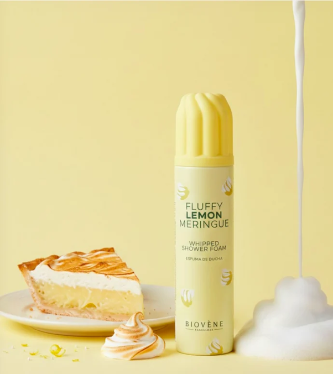 🍋 Mousse de douche fouettée citron meringué ultra-gourmande