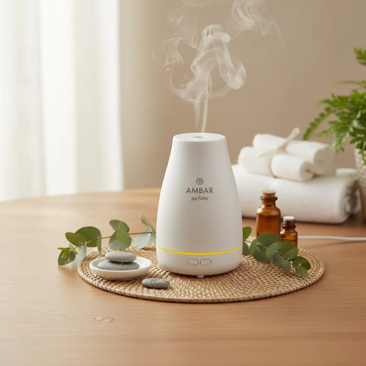 Diffuseur de parfum et humidificateur ambiance zen