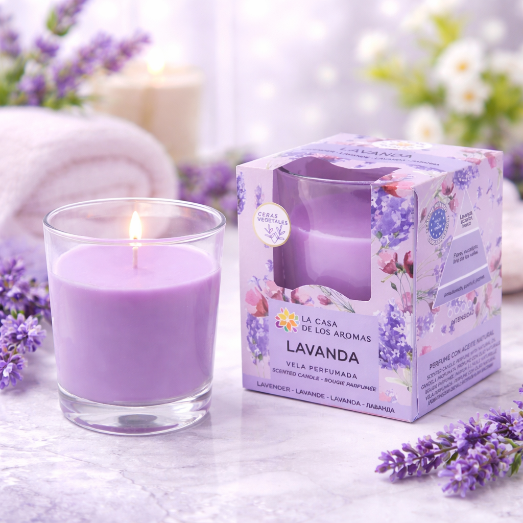 Bougie parfumée Lavande La Casa de los Aromas 💜