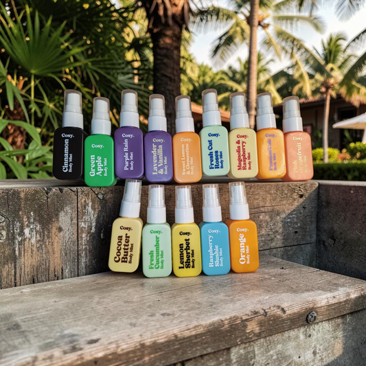 Mini brumes cosy aux parfums variés