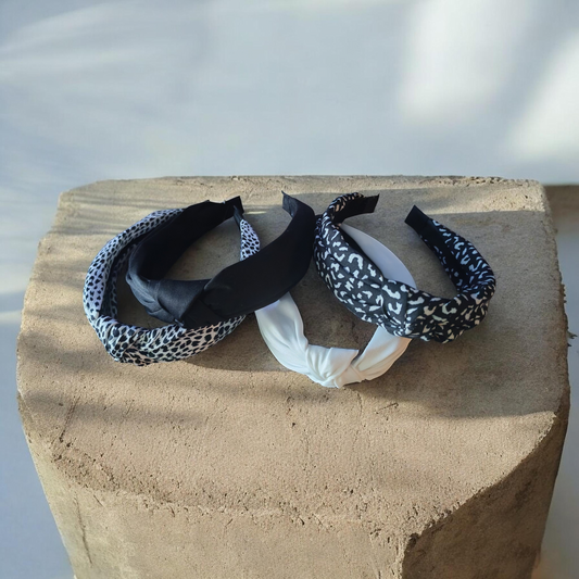 🖤 Serre-tête noué tendance
