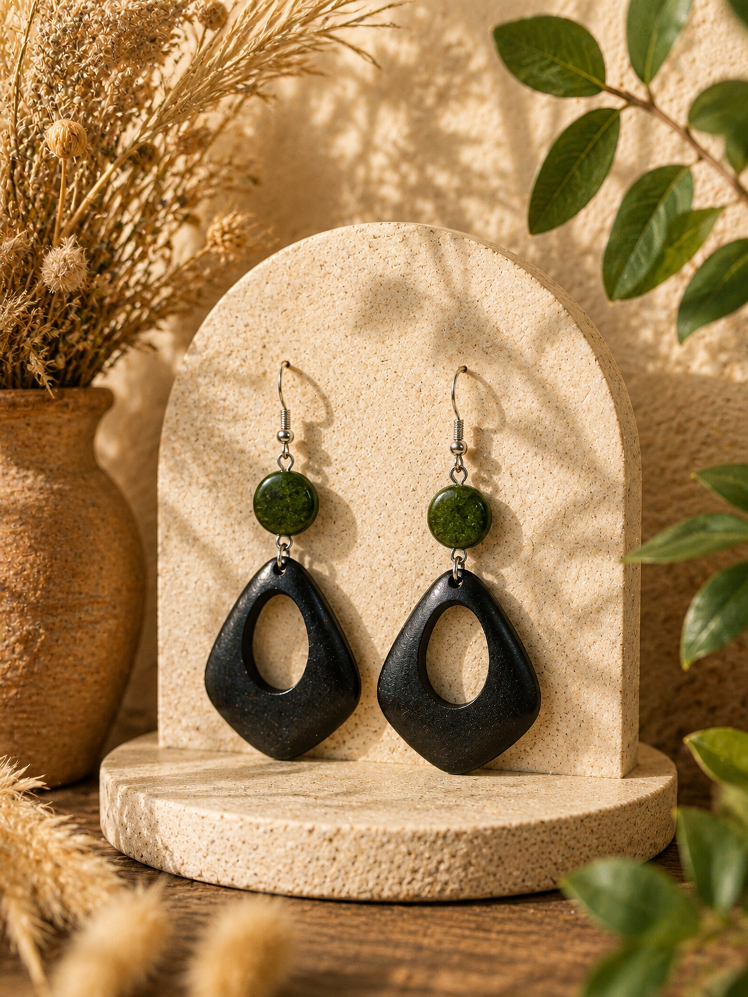 ✨ Boucles d’oreilles élégance naturelle ✨