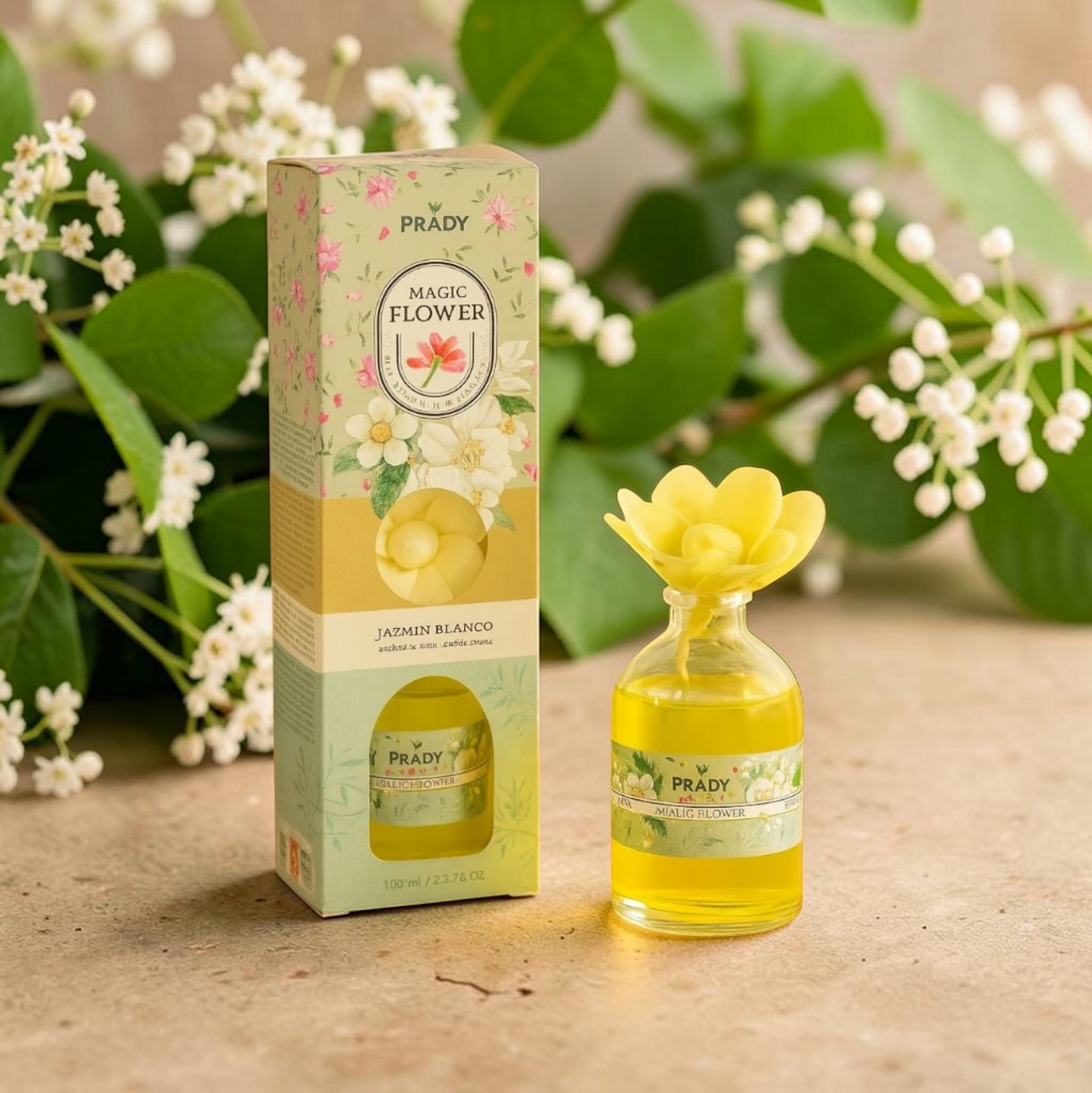 🌼 Magic Flower PRADY – Jasmin Blanco