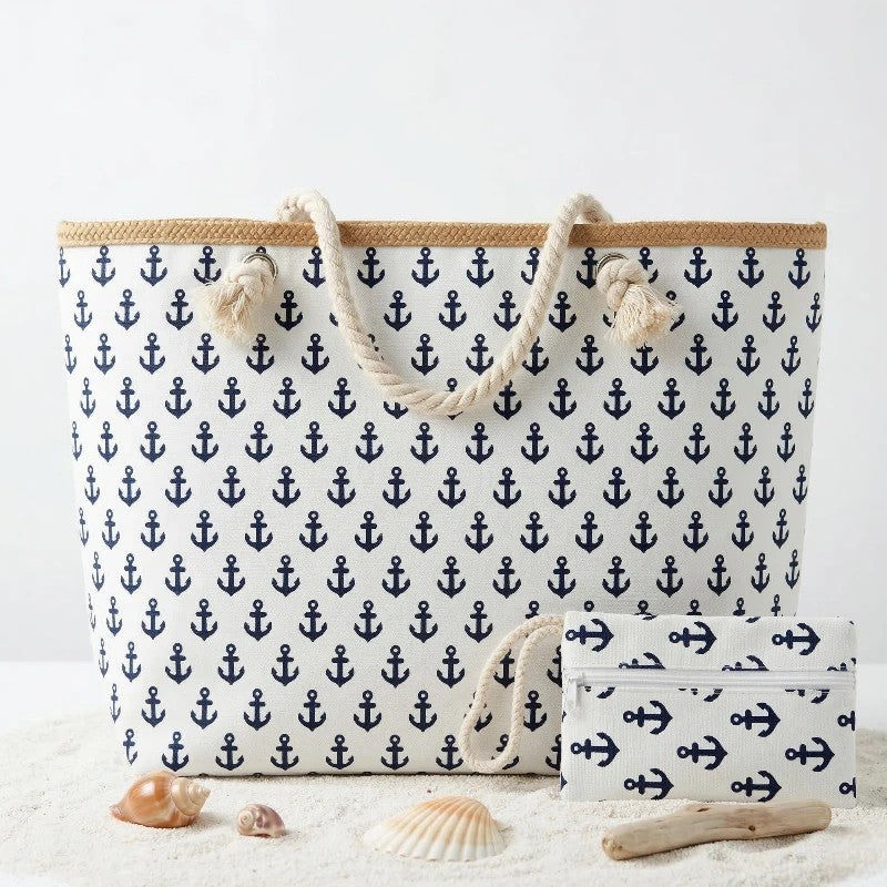 Sac de plage encre blanc🏖️🌴