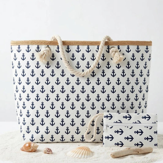 Sac de plage encre blanc🏖️🌴