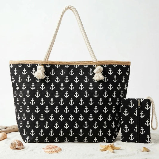Sac de plage encre noir🌴🏖️
