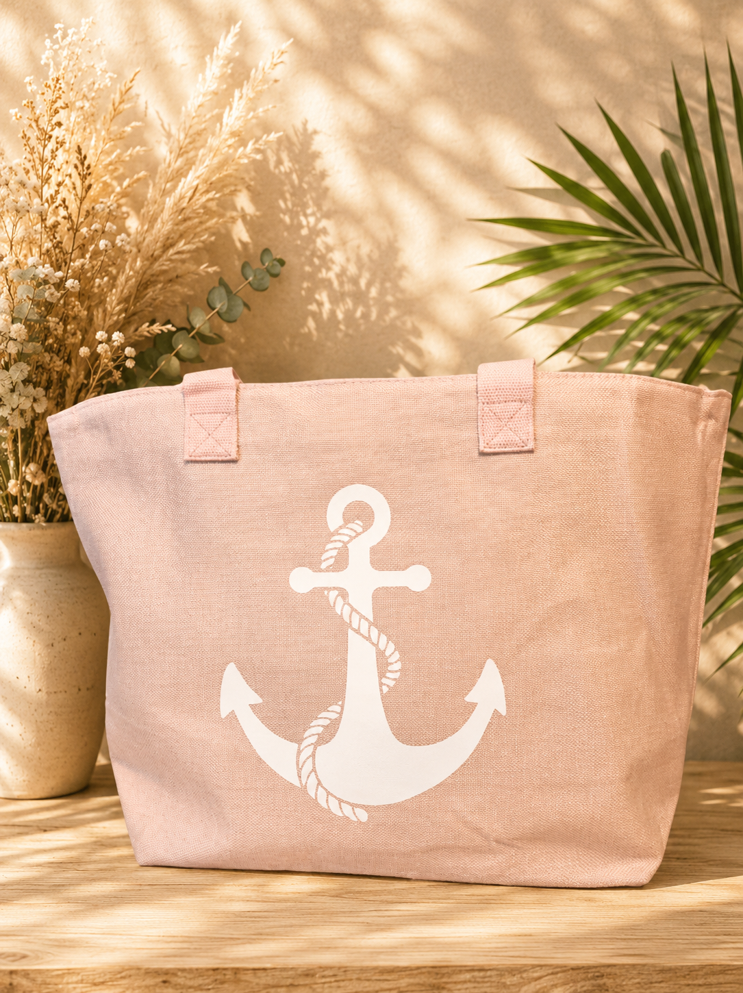 Sac de plage rose 🌴🏖️