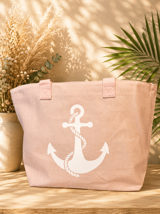 Sac de plage rose 🌴🏖️