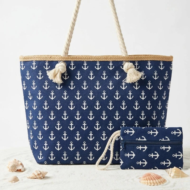 Sac de plage encre
